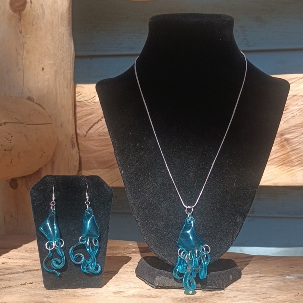Handcrafted Necklace And Earrings Set